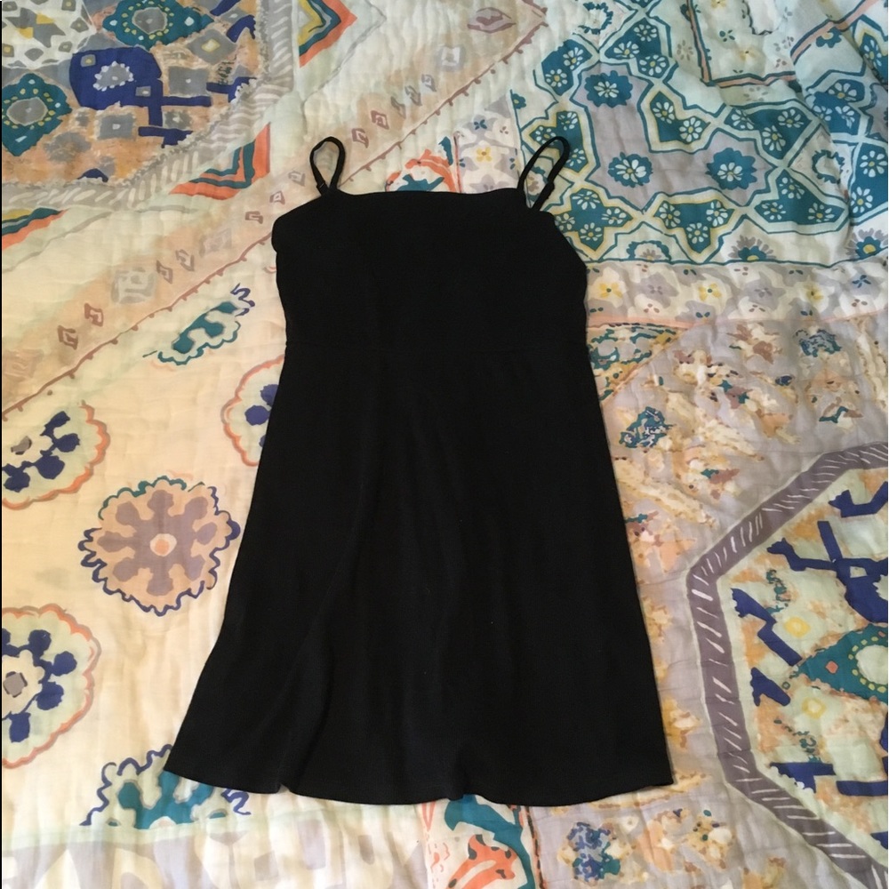 Black skater dress
